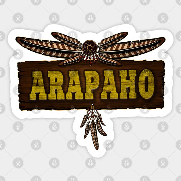 Arapaho People Sticker by MagicEyeOnly